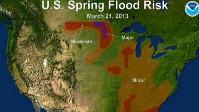 미국 파고시(Fargo) 올해 5대 홍수 위험지역에 들어 - 위니펙에 미칠 영향은?