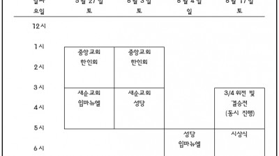 2017 매니토바 한인회 축구대회 일정 알림