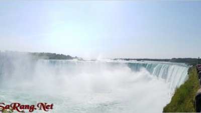 나이아가라 폭포(Niagara Falls)에서 멋진 경치를 보며 달리기 하기