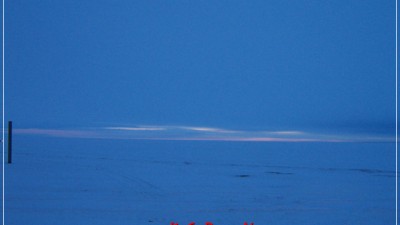 김리(Gimli)에서의 해돋이와 겨울풍경