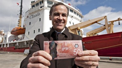 오늘 캐나다은행 새로운 $50 플라스틱 지폐 선보여